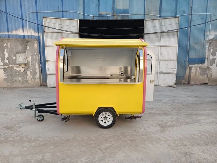 Small Mobile Ice Cream Trailer Cart in the Philippines