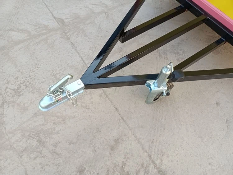 small mobile ice cream trailer cart with hitch