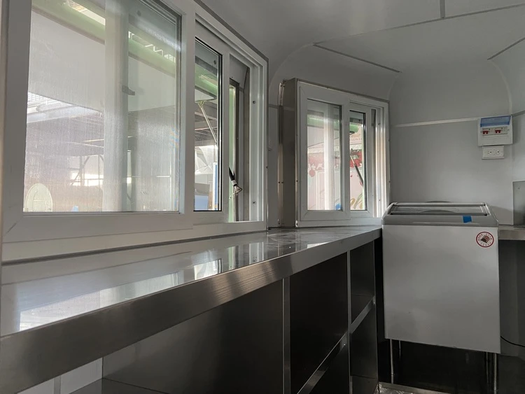 fully equipped ice cream concession trailer