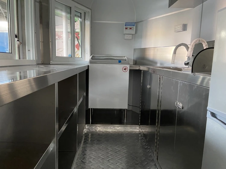 ice cream concession trailer layout