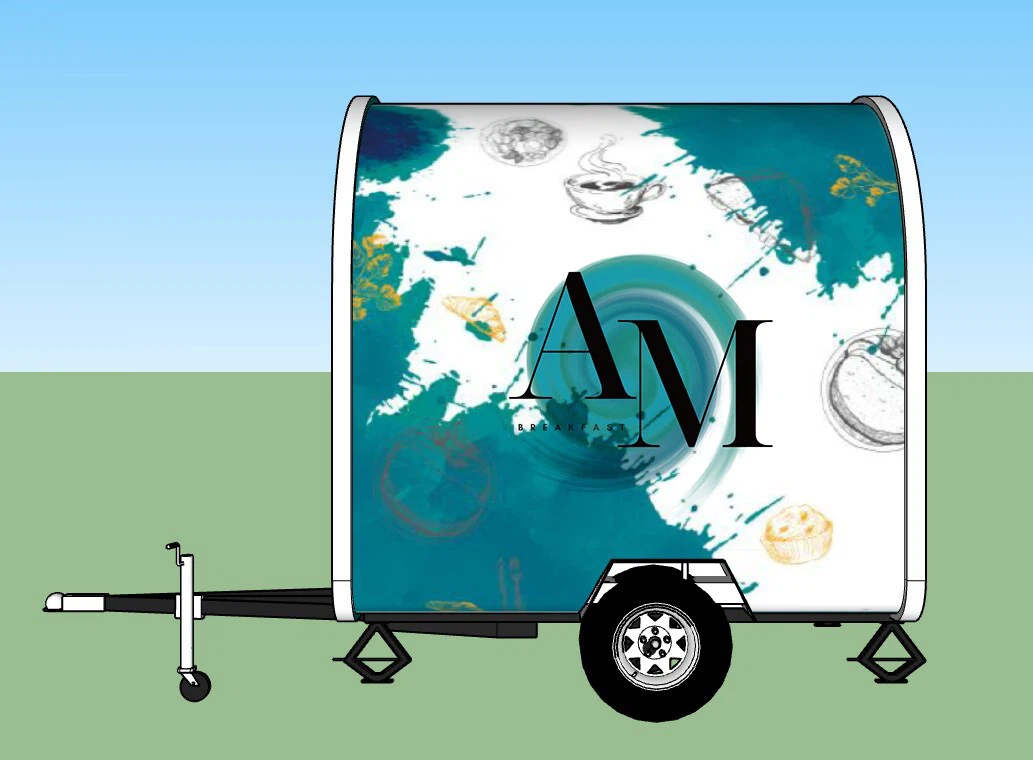 custom breakfast food truck design