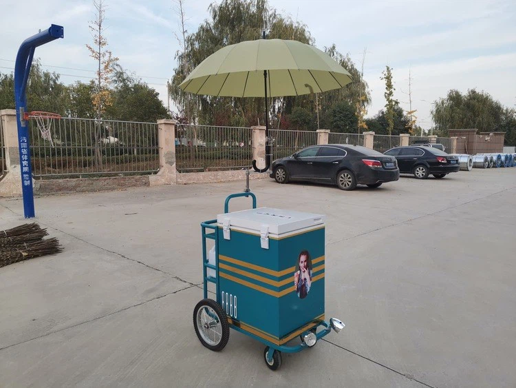 new small ice cream push cart for sale