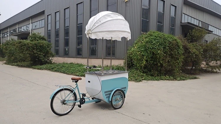 mobile ice cream trike with freezer