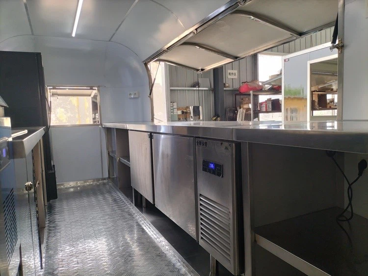 custom airstream food truck interior