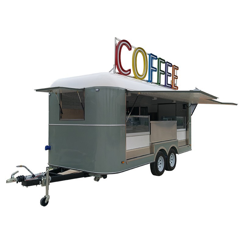 ETODEVICE 16ft Coffee Trailer With Electric Door factory