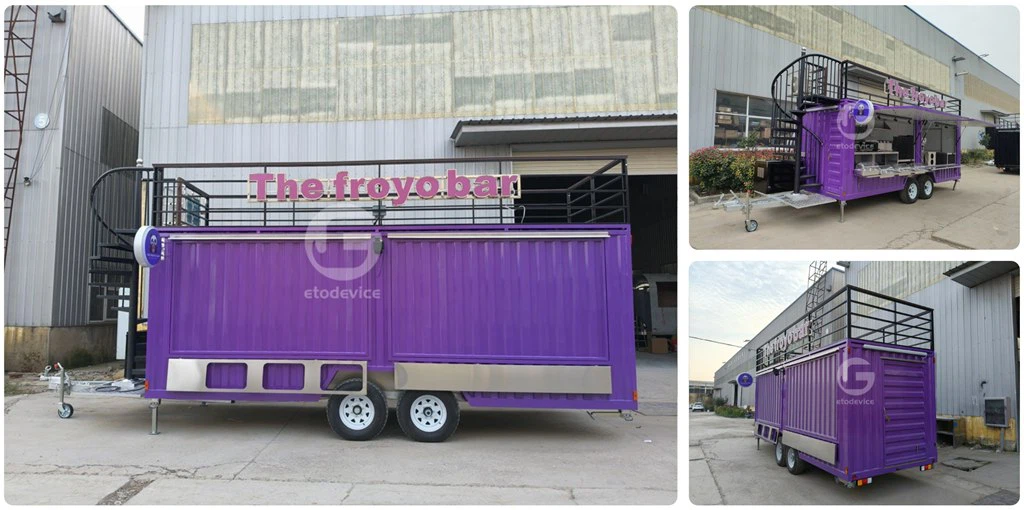 Double Deck Food Trailer Double Deck Food Trailer
