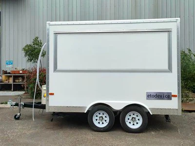 Square Food Trailer