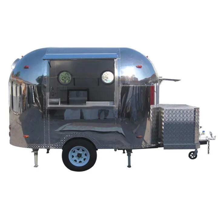 Fully Stainless Steel Airstream Food Trailer