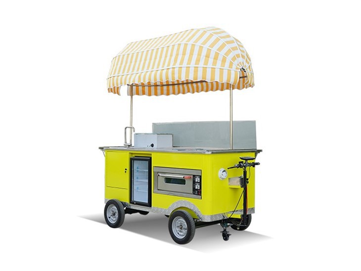 Electric Hot Dog Push Cart