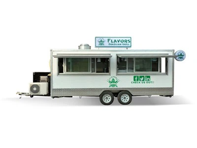 Custom Concession Bbq Trailer
