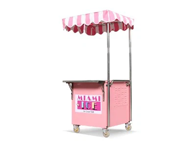 Rolled Ice Cream Cart