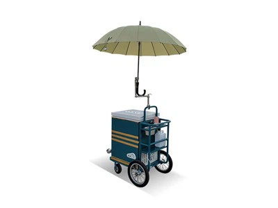 Small Ice Cream Push Cart